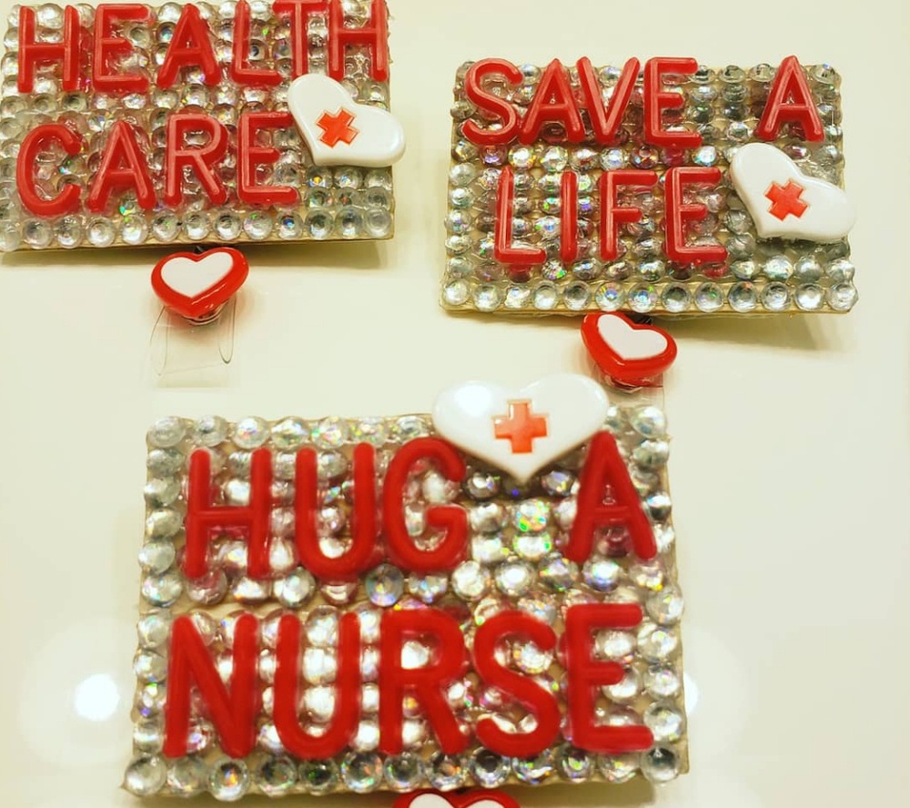 Handmade i.d retractable badges (set of 3)